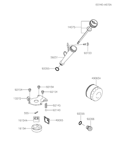 Fr600v-Cs17 Lubrication Equipment Diagram and Parts List for FR600V-CS17  Cub Cadet Lawn Tractor